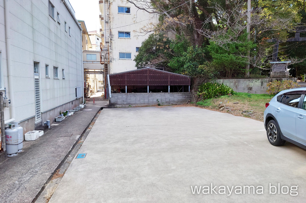 熊野三所神社 駐車場 和歌山県白浜町